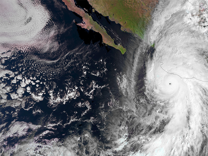Hurricane Patricia, 23 October 2015
