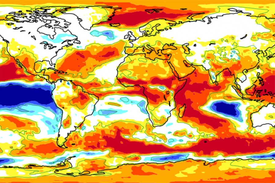SEAS5 2-metre temperature forecast chart