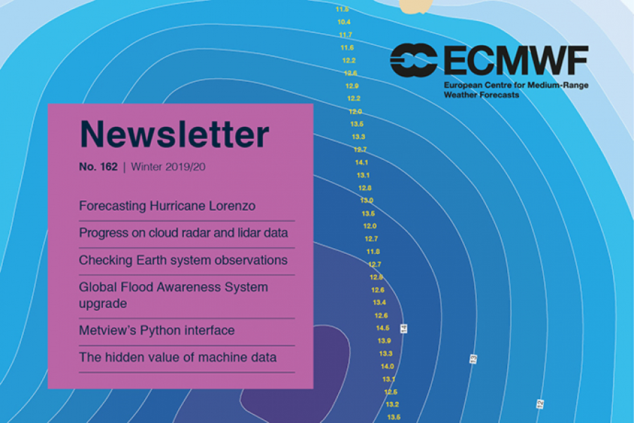ECMWF Newsletter 162 cover