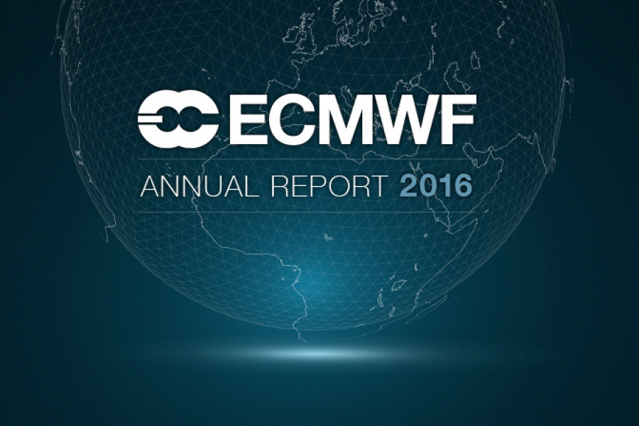 ECMWF Annual Report 2016 cover image