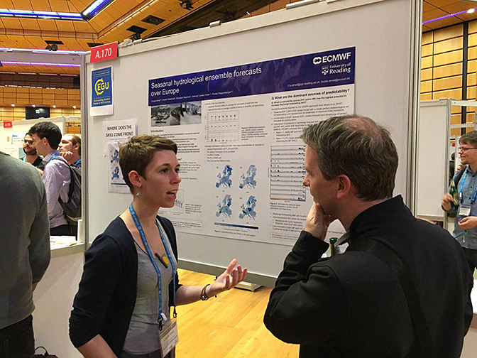 ECMWF's Louise Arnal at the EGU General Assembly 2016