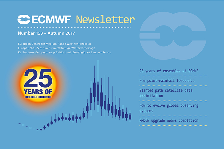 ECMWF Newsletter 153 cover