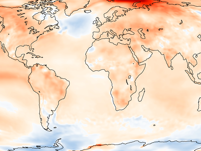 Twelve-month temperature anomalies up to May 2016