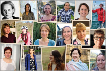 Montage of images of women at ECMWF