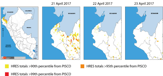 High-resolution precipitation forecasts for Peru