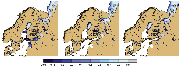 Baltic Sea sea ice charts