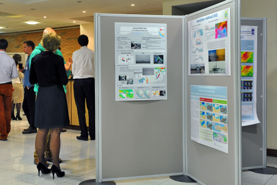 Training on use of ECMWF products, poster session